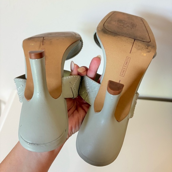 Vince Camuto Women’s Mint Green Presetta Heel Sandals - Picture 7 of 12